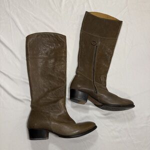 Fiorentini + Baker Taupe leather boots